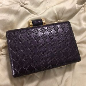 Miztique Dark Purple Clutch
